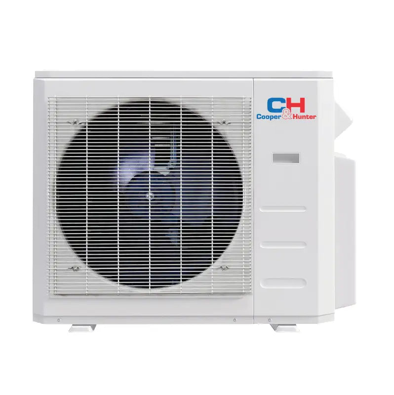 White air conditioning unit from Cooper & Hunter 2 Zone 28K BTU ductless mini split