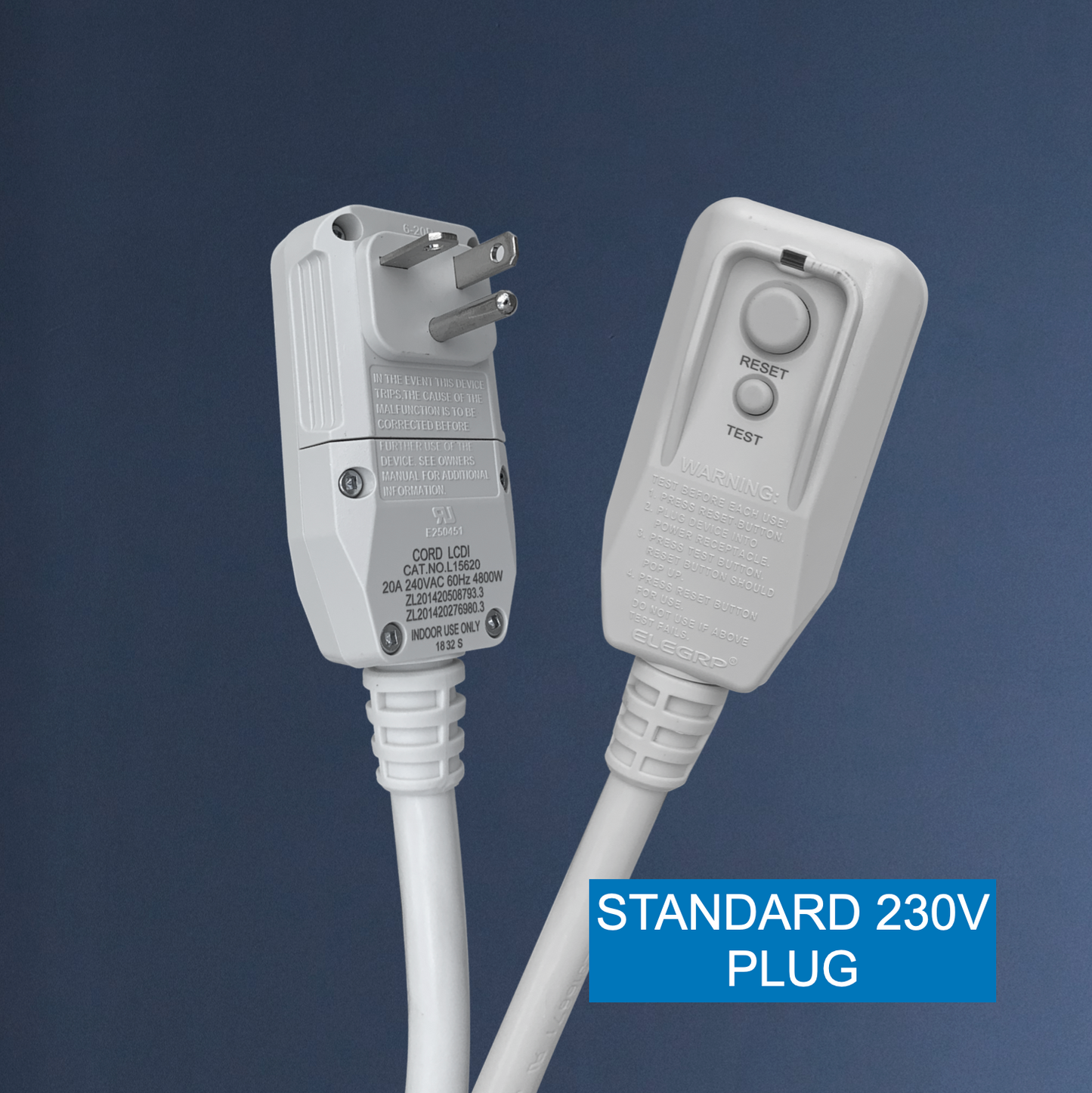 CH-PTHE15HP electrical cord to plug into wall for PTAC 