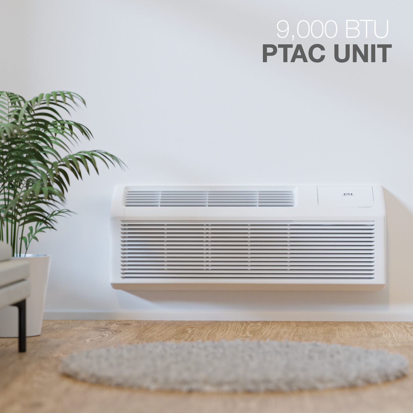 Cooper&Hunter 9,000 BTU PTAC Unit with Smart Kit included